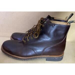 RL Army BT Polo Ralph Lauren Country Army Boots Mens Size 12 D Brown Cow Leather